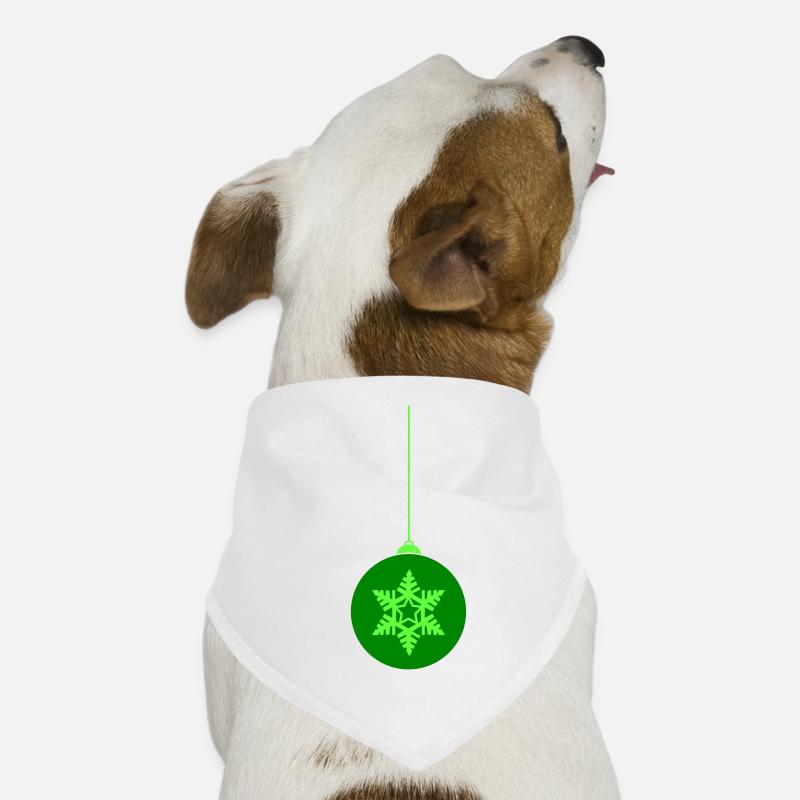 weihnachtskugel stern Hunde-Bandana