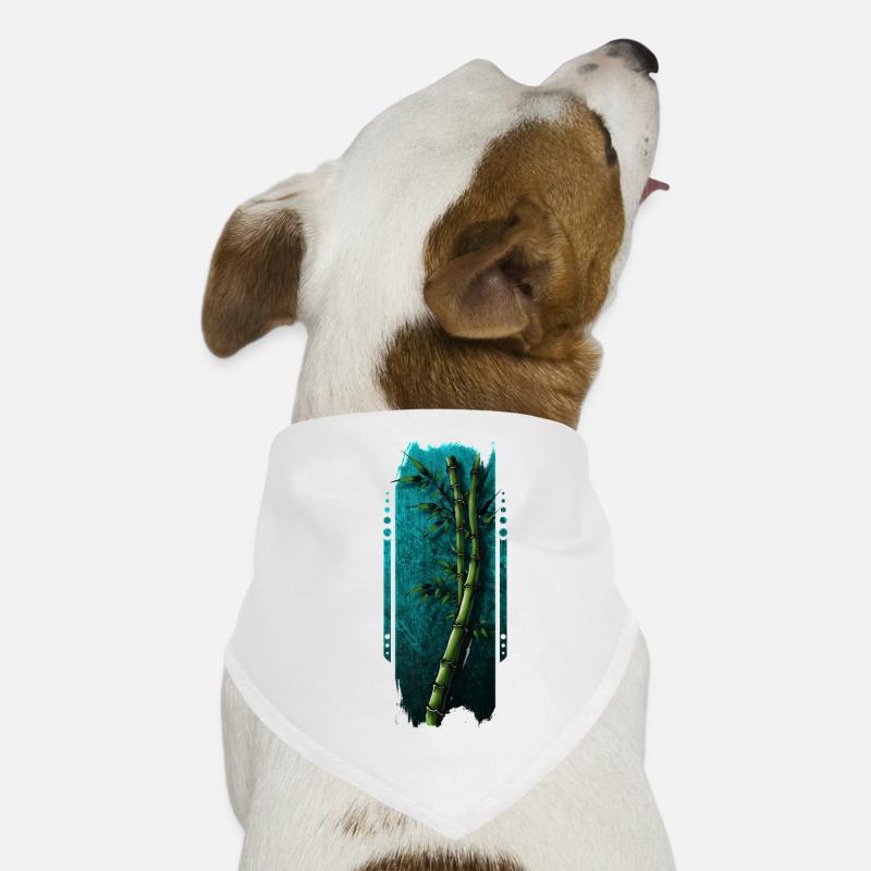 Bambouseraie tranquille Bandana pour chien