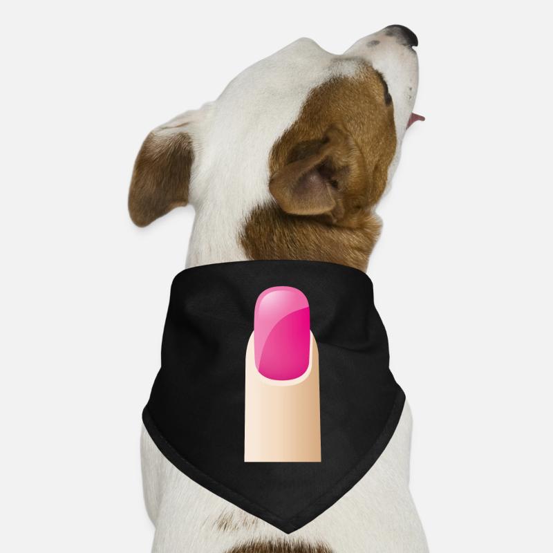 Smiley Fingernail Hunde-Bandana