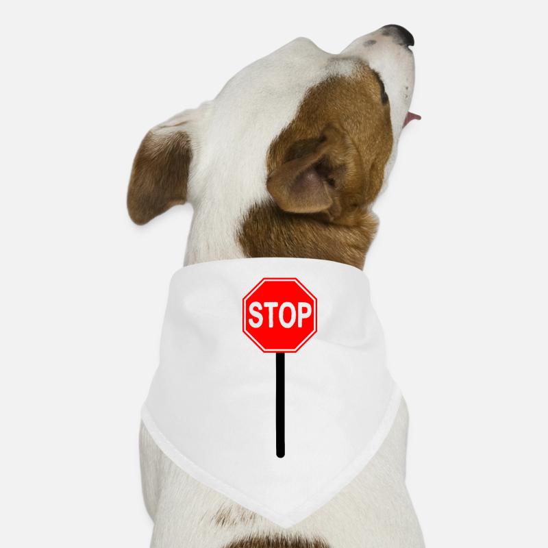 Stop Schild Hunde-Bandana