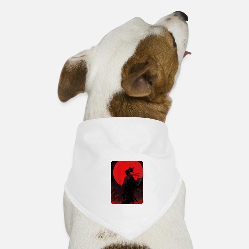 Blood Moon Samurai Dog Bandana