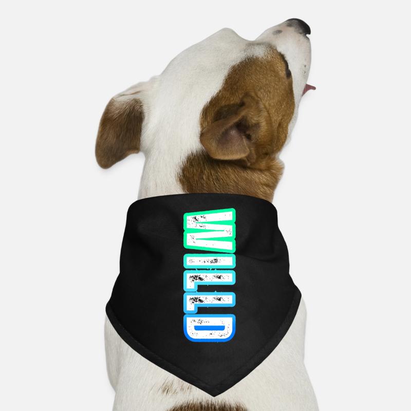 wILLd – Style néon et volonté forte Bandana pour chien