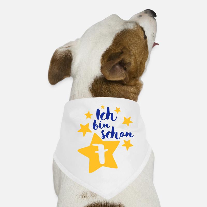 Ich bin schon Sieben! Hunde-Bandana