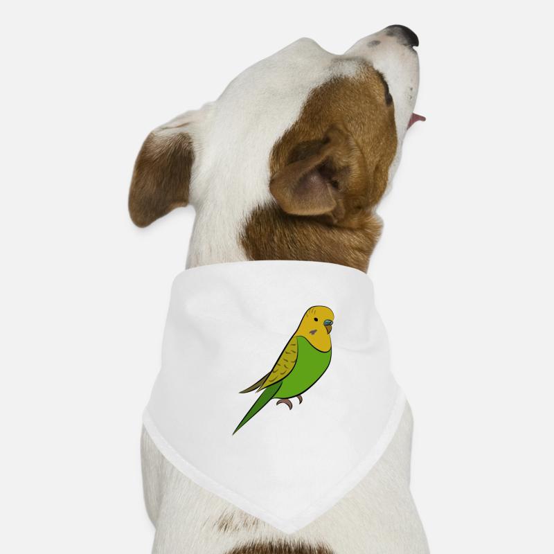 Perruche - perruche jaune vert Bandana pour chien