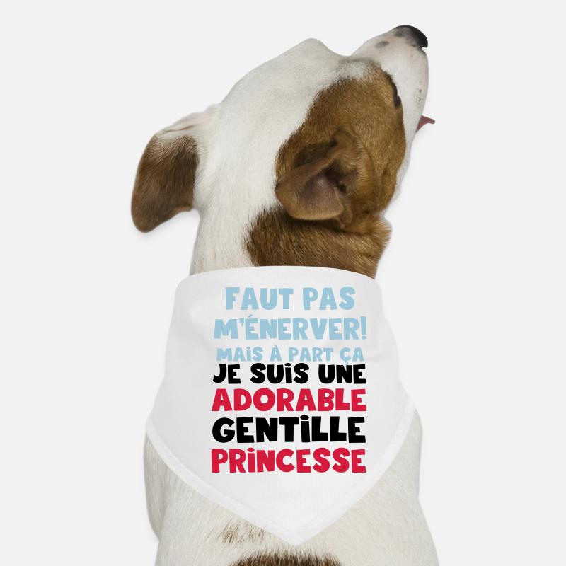 une adorable gentille princesse Bandana pour chien