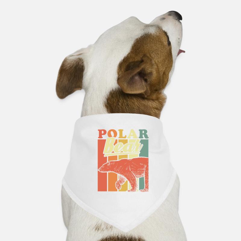 Eisbär Bär Raubtier Arktis Winter Schnee Eis Tier Hunde-Bandana