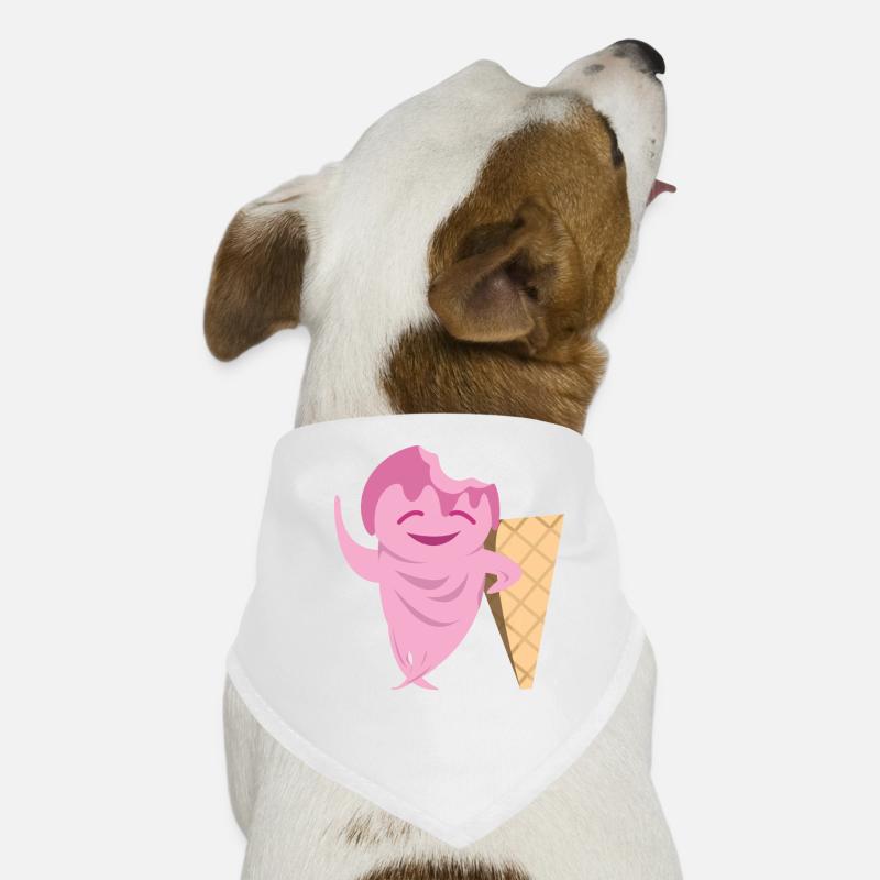Drôle de crème glacée Bandana pour chien