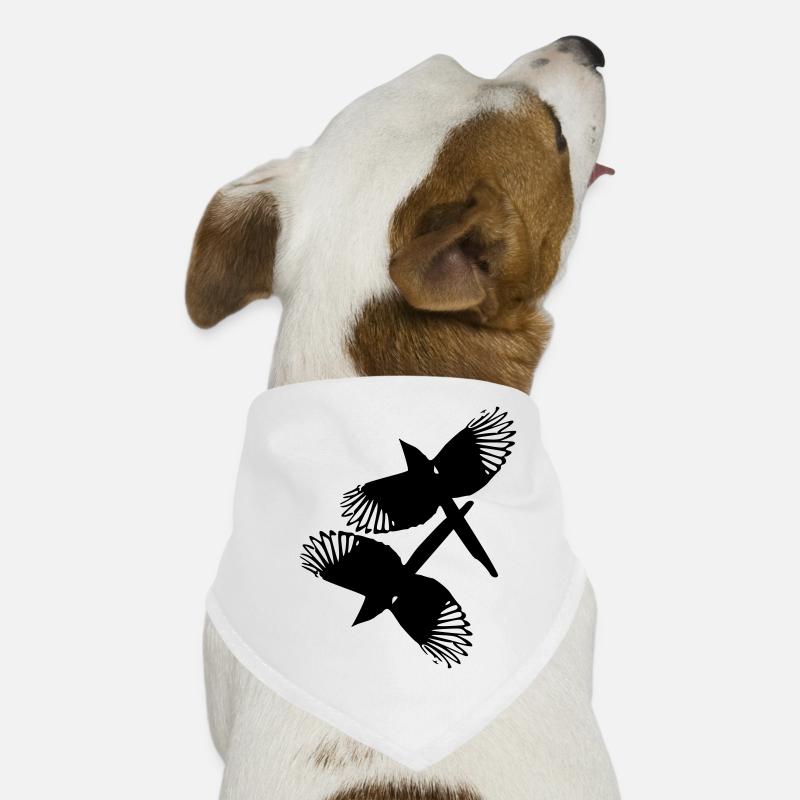 Elster Vögel Hunde-Bandana