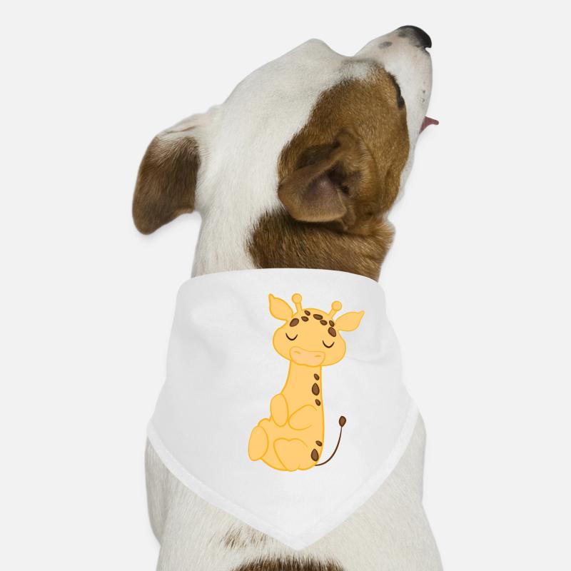 Giraffe - giraffes - giraffe fan - late riser Dog Bandana