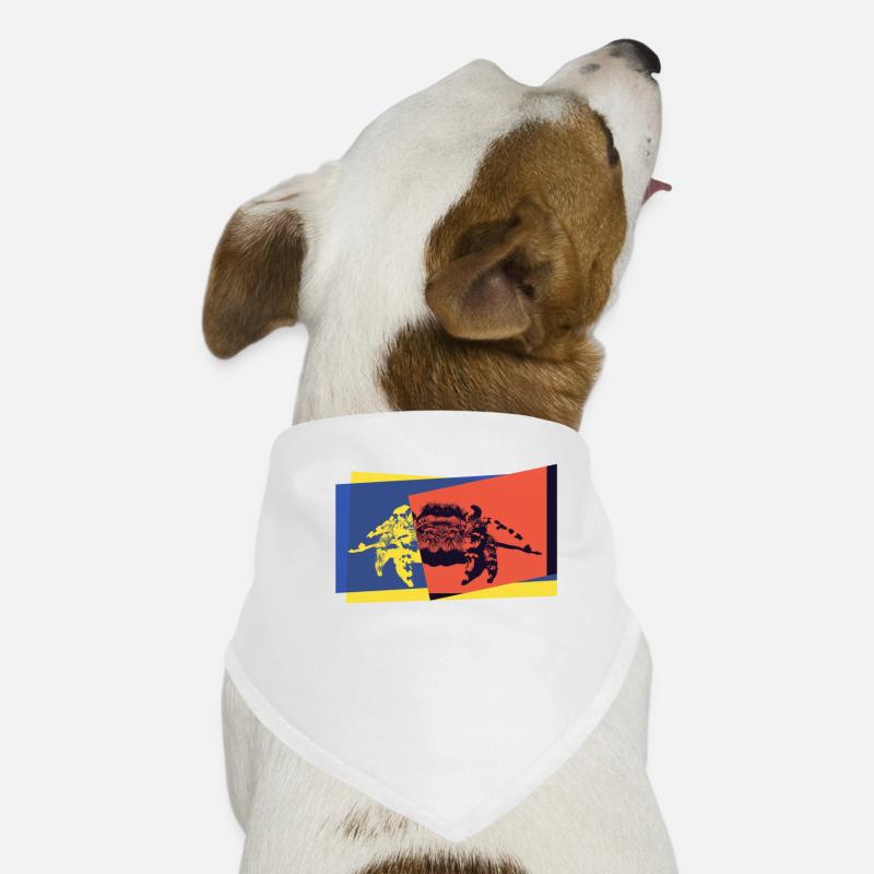 Spinne Pop-art Hunde-Bandana
