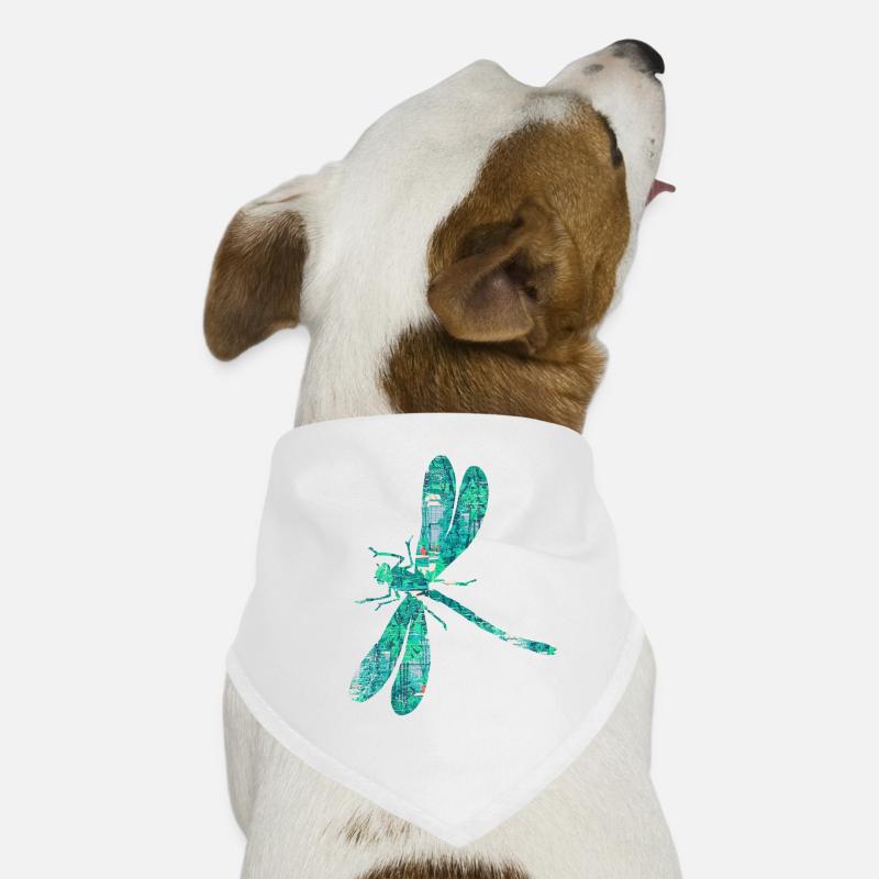Aile de jardin libellule Bandana pour chien