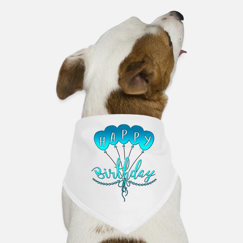 Ballon d'anniversaire Bandana pour chien