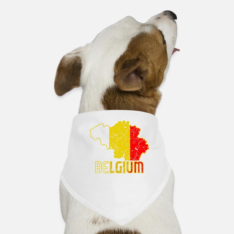 Belgium Retro Dog Bandana