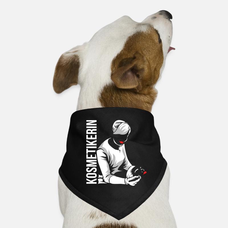 Kosmetikerin Hunde-Bandana