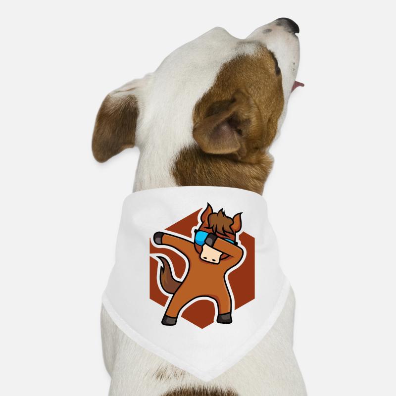 Tanzendes Pferdchen Hunde-Bandana