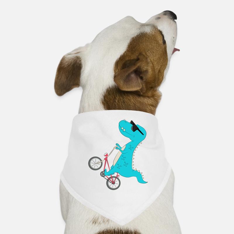 T-Rex Biker Dog Bandana