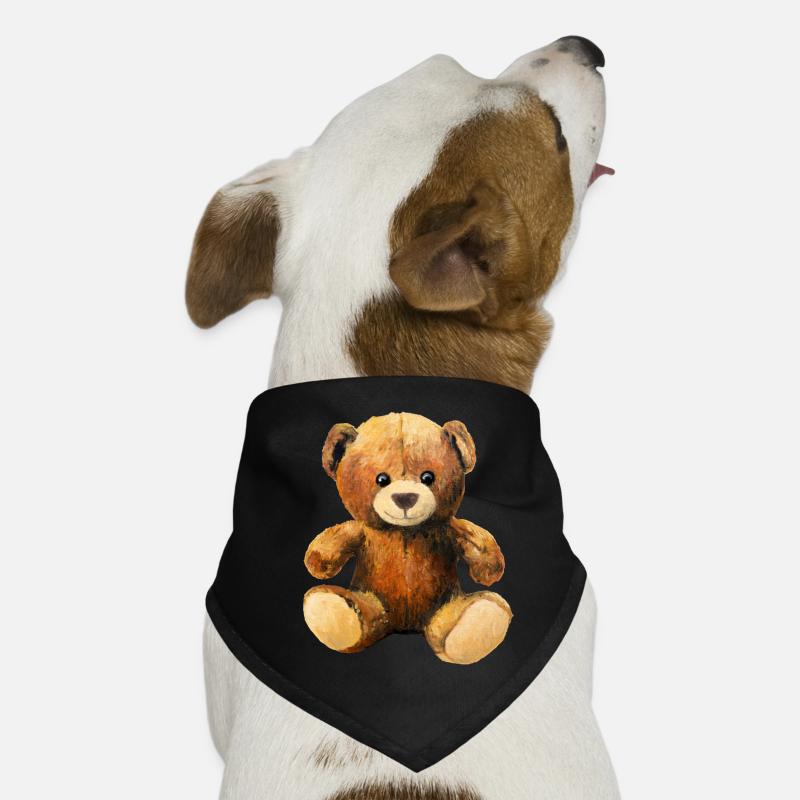 teddy bear Dog Bandana
