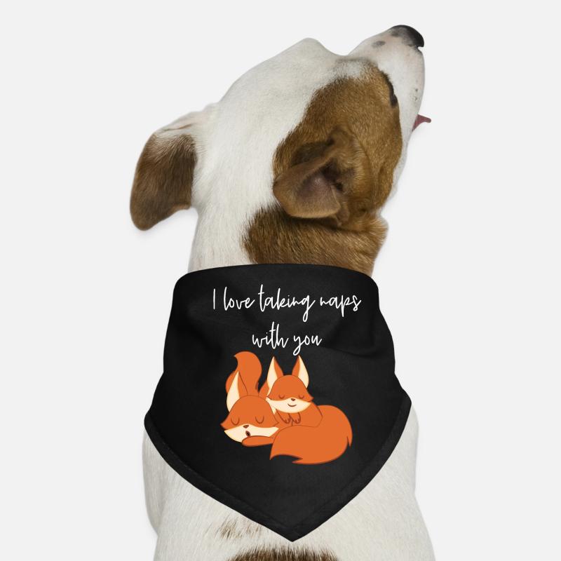 Fox - Cute Fox - Fox Lover - La sieste Bandana pour chien