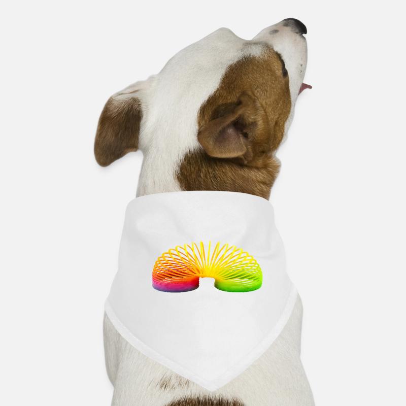 Rainbow Spiral 90s Dog Bandana
