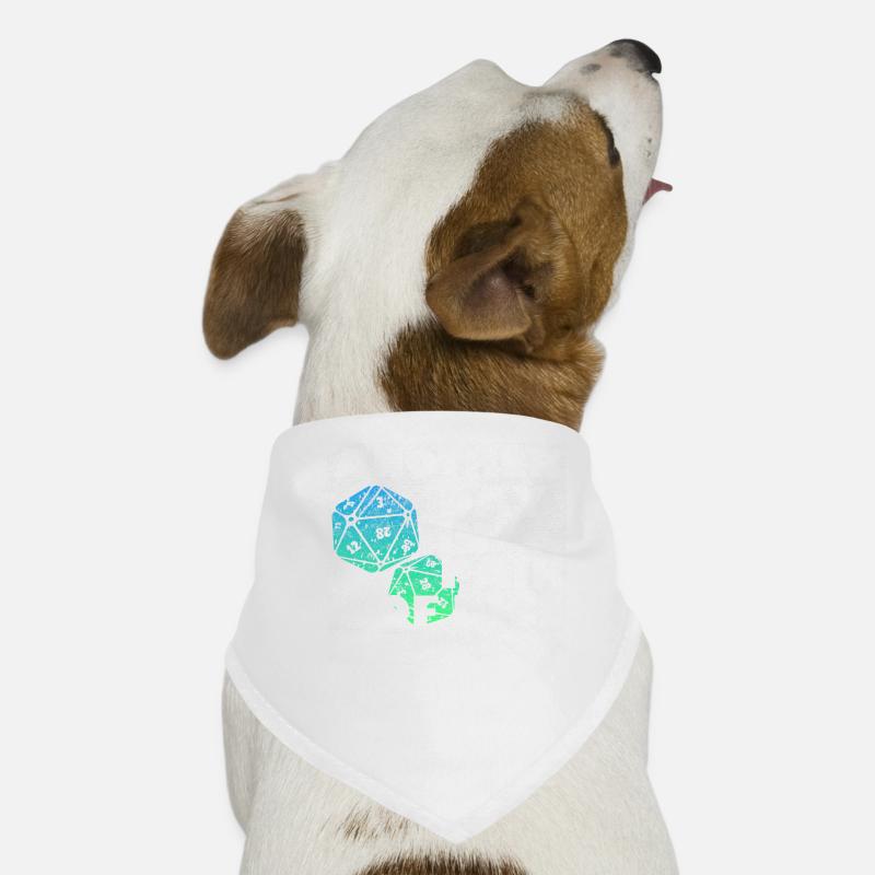 Couper les dés Bandana pour chien