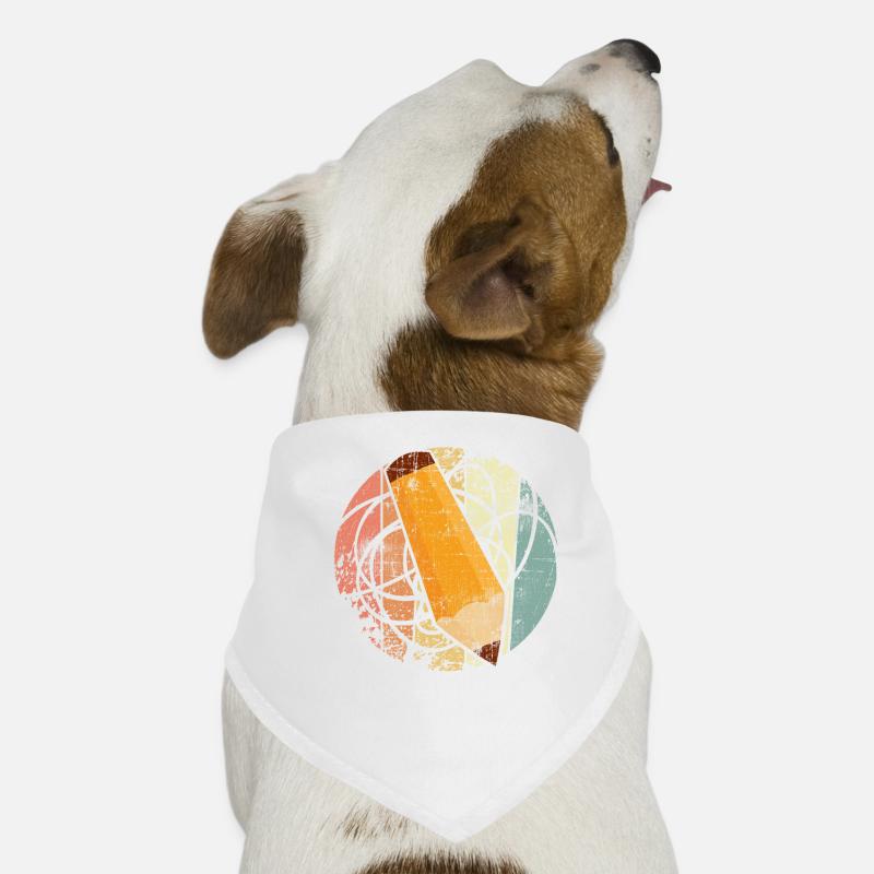 Schule - Hunde-Bandana - Weiß