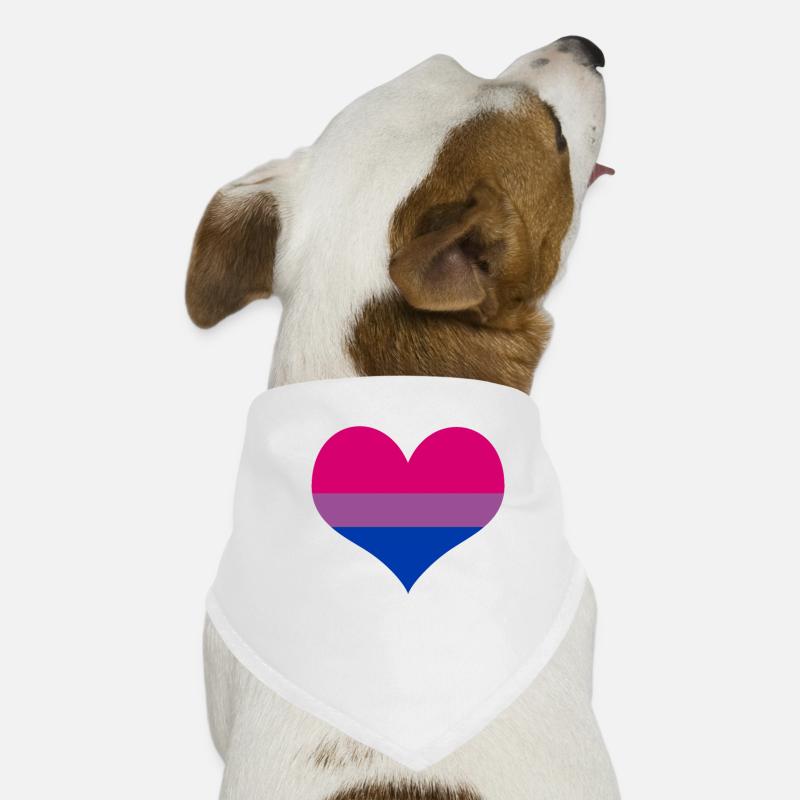 Bisexuelle Pride Flagge Hunde-Bandana