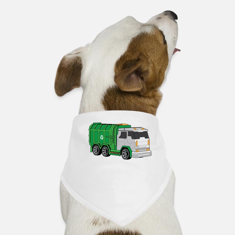Müllwagen Müllabfuhr Müllauto Müllmann Abfall Hunde-Bandana