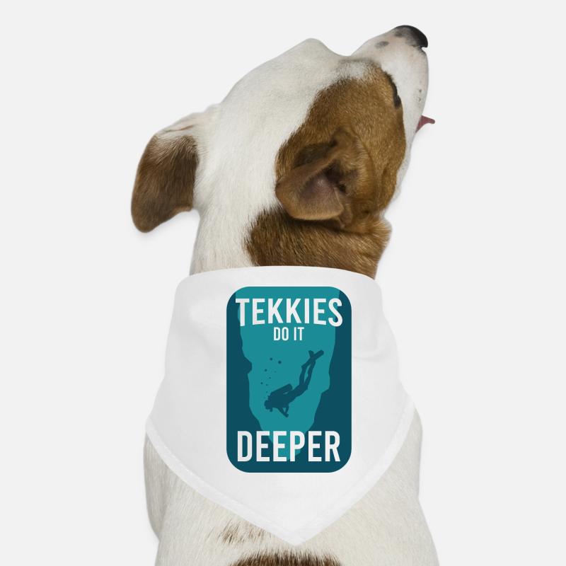 TEC DIVER DO IT DEEPER Cadeau Pour les plongeurs Bandana pour chien