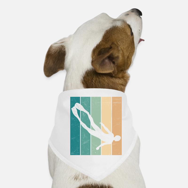 APNOE RETRO cadeau de plongée en apnée Bandana pour chien