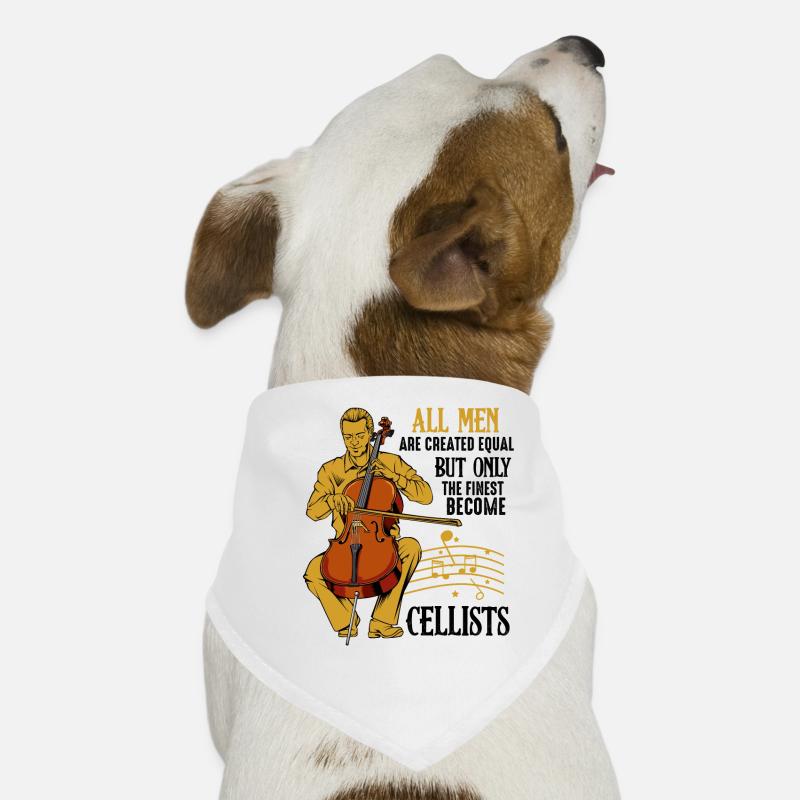 Cello - Hunde-Bandana - Weiß