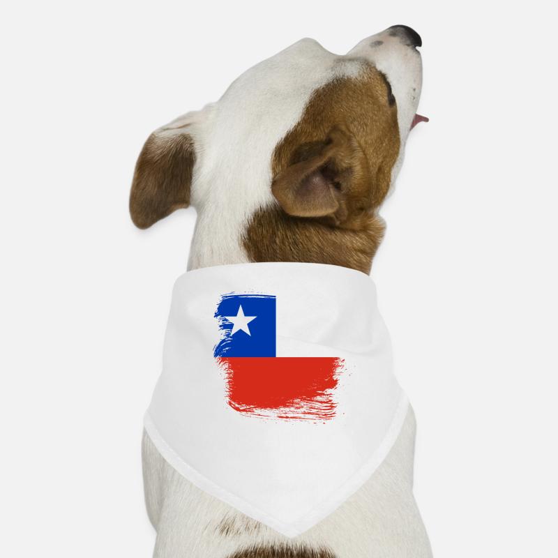 Chile flag Dog Bandana