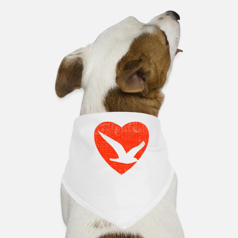 Heart For Gulls Dog Bandana
