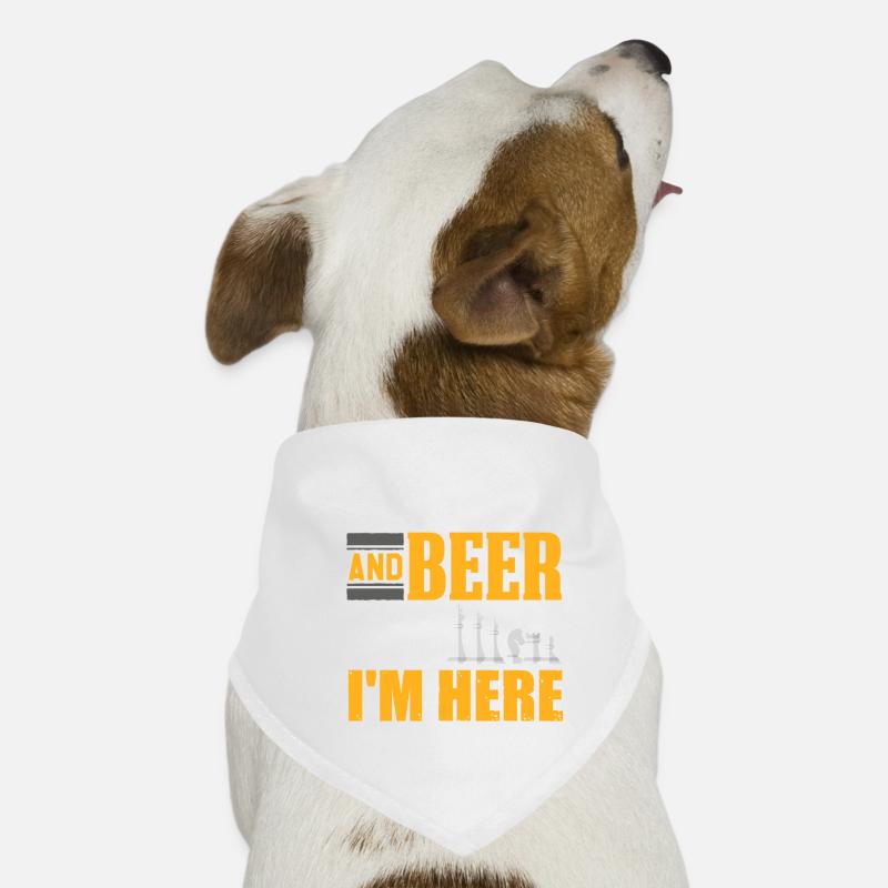 Échecs et bière Bandana pour chien