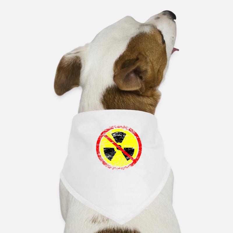 Anti Atomkraft Atomkraftwerke Atommüll Atomenergie Hunde-Bandana