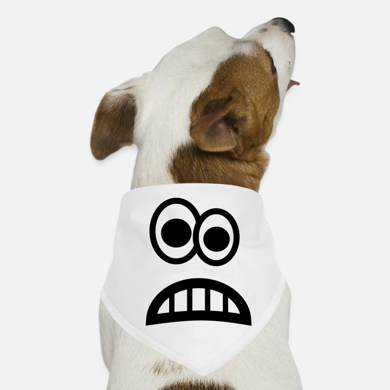 Angst Emoji Bandana pour chien