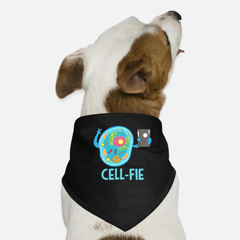 Cadeau de chimie de nerd de science cellulaire de biologie Bandana pour chien