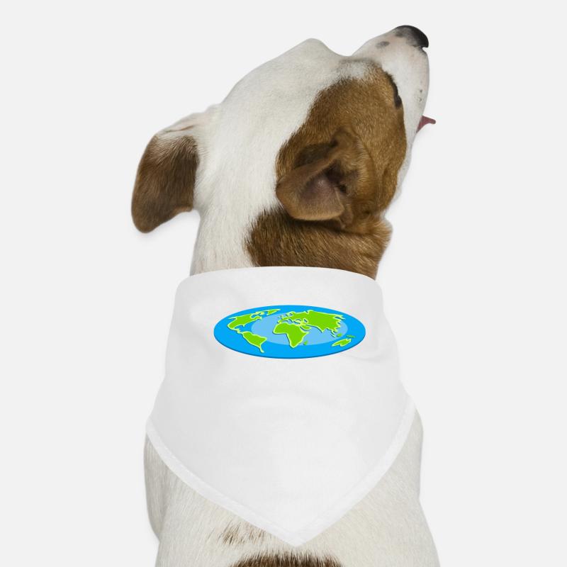 Its Flat Bro Earth Meme Conspiracy Theory Fun Bandana pour chien