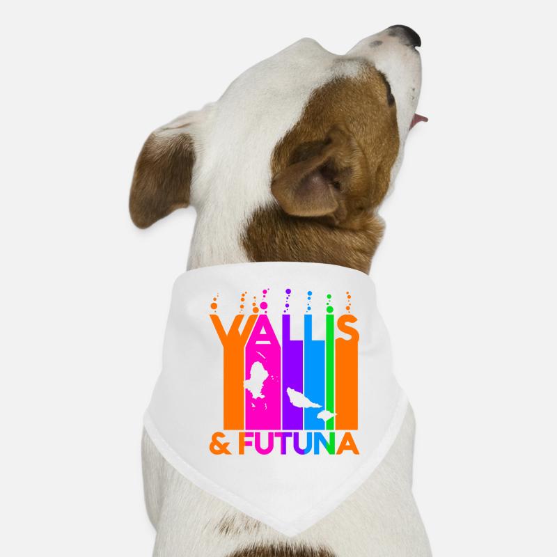 Wallis _ Futuna Colored bubbles and bubbles Dog Bandana