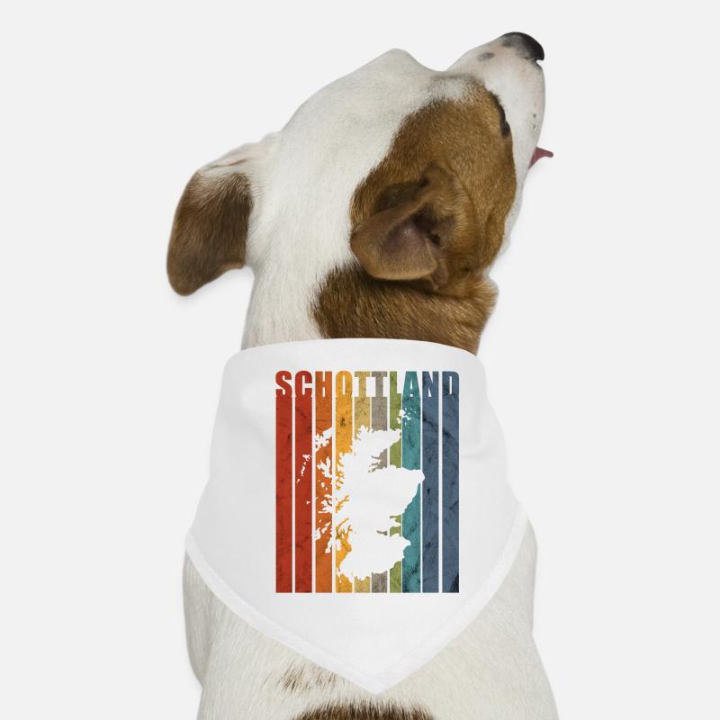 Schottland Dudelsack Spruch Geschenk Hunde-Bandana