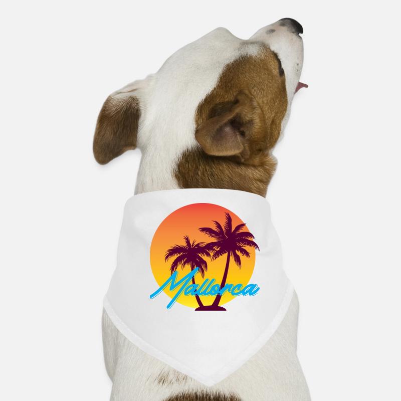 Mallorca - palm trees Dog Bandana