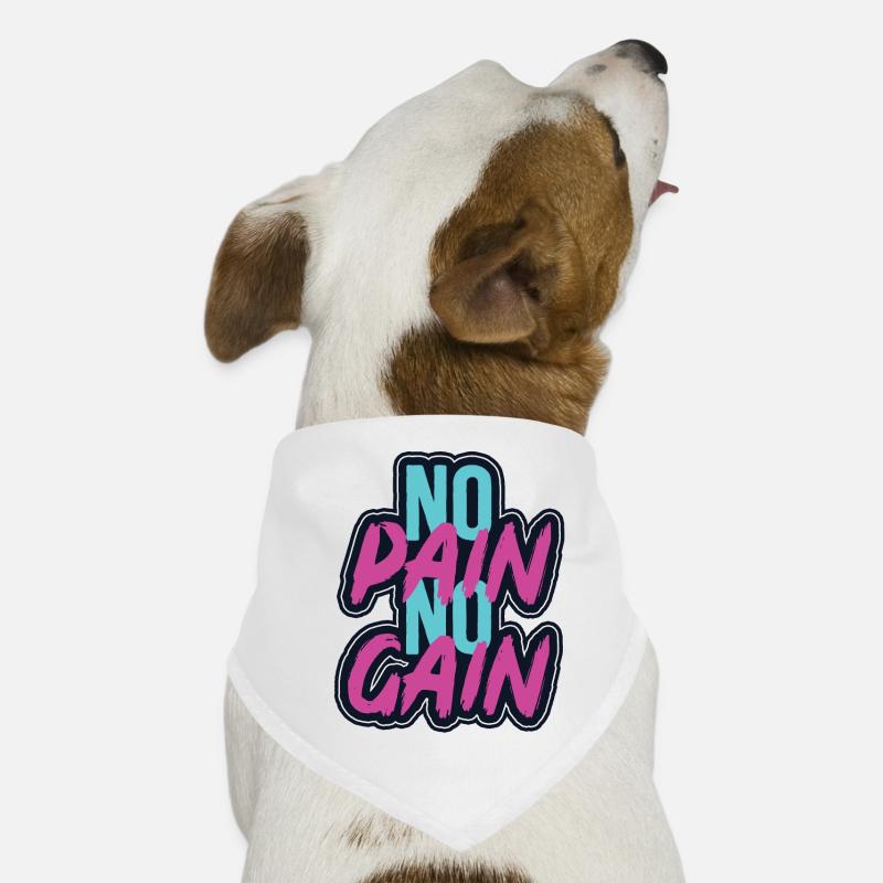 pas de douleur pas de gain Bandana pour chien