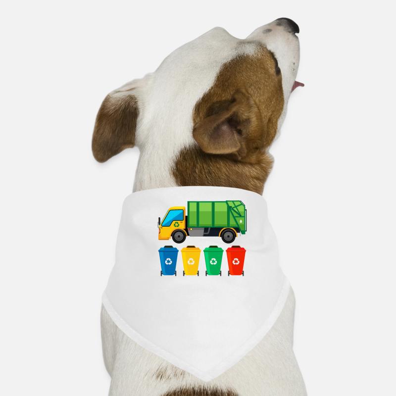 Garbage Truck Dog Bandana