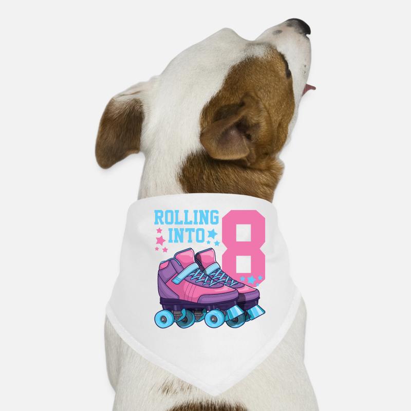 Patins à roulettes 8e anniversaire Bandana pour chien