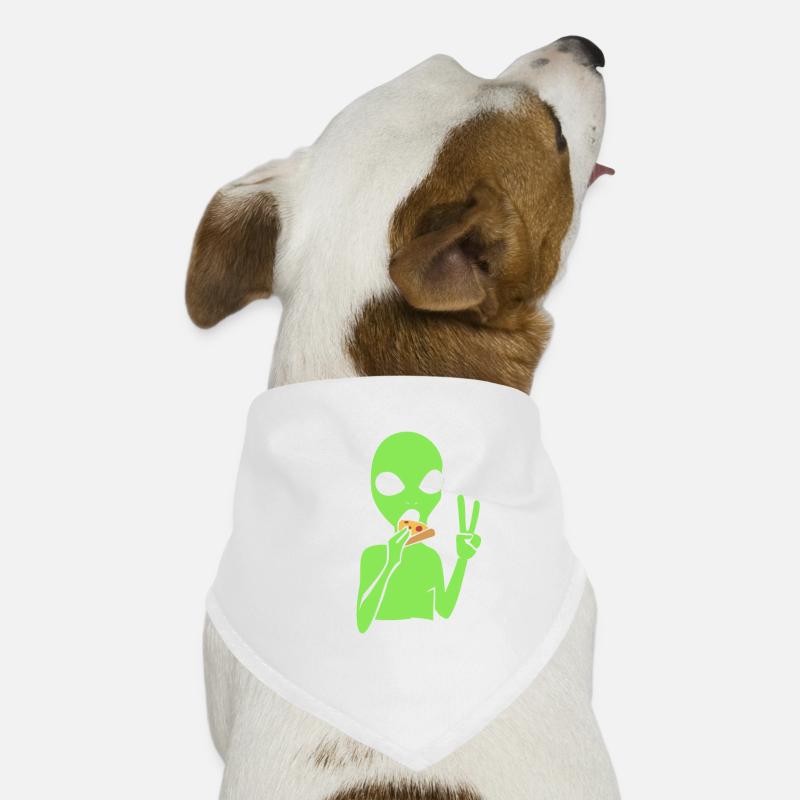 Alien Pizza Ufo Extraterrestrial Gift Dog Bandana