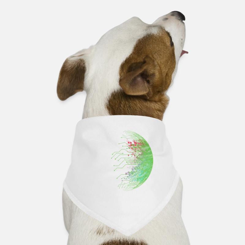 Binär Code Programmierer Computer Nerd Geschenk Hunde-Bandana