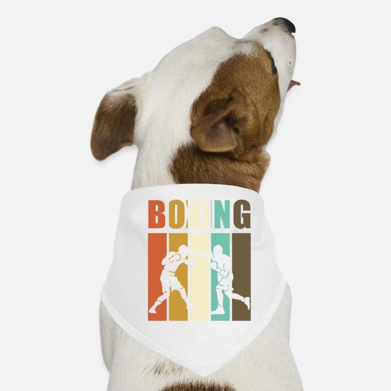 Boxe - boxeur vintage Bandana pour chien