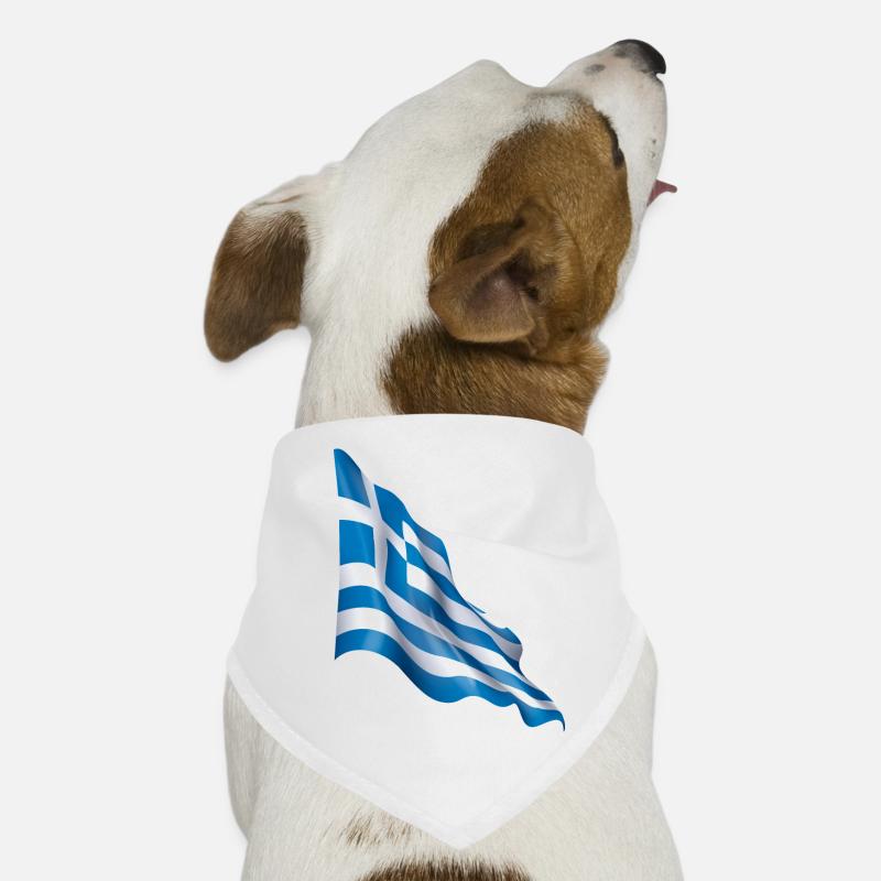 Drapeau de la Grèce Bandana pour chien