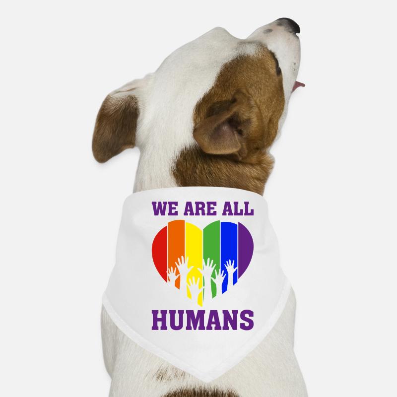 Christopher Streed Day We are ALL HUMANS Cadeau Bandana pour chien