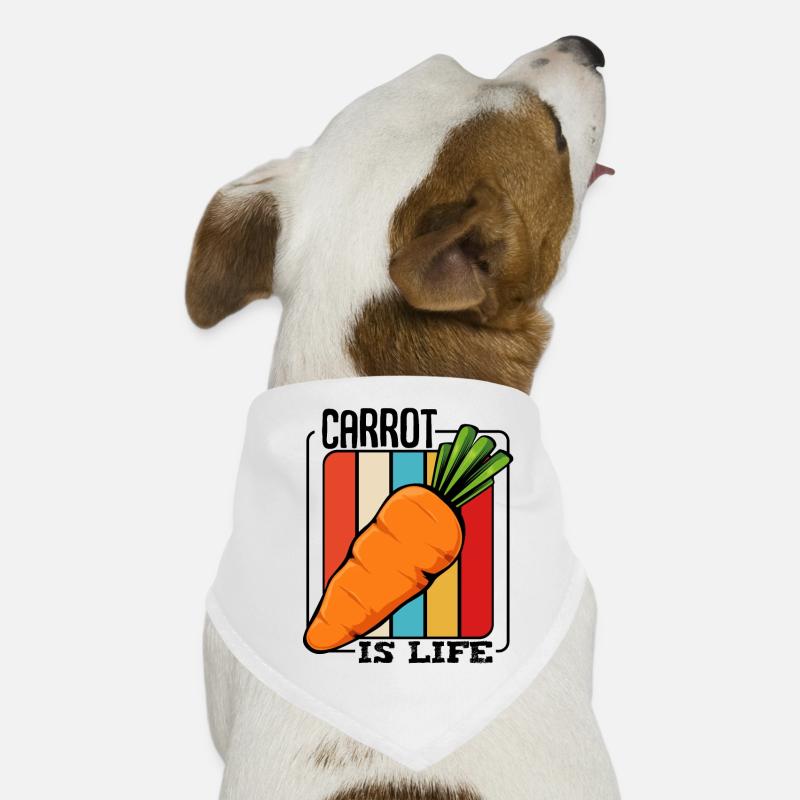 Carotte Möhre Bandana pour chien