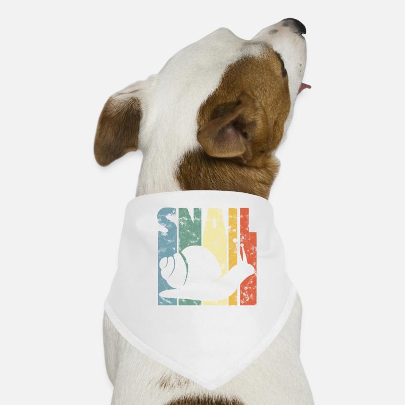 Cadeau d'escargot mignon coquille d'escargot Bandana pour chien